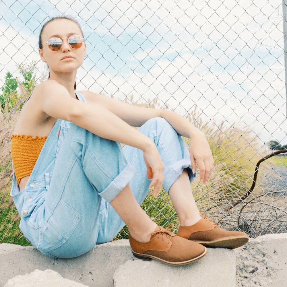 Brown Plaintoe Oxford - Emerge Collection - Picture 4 of 8